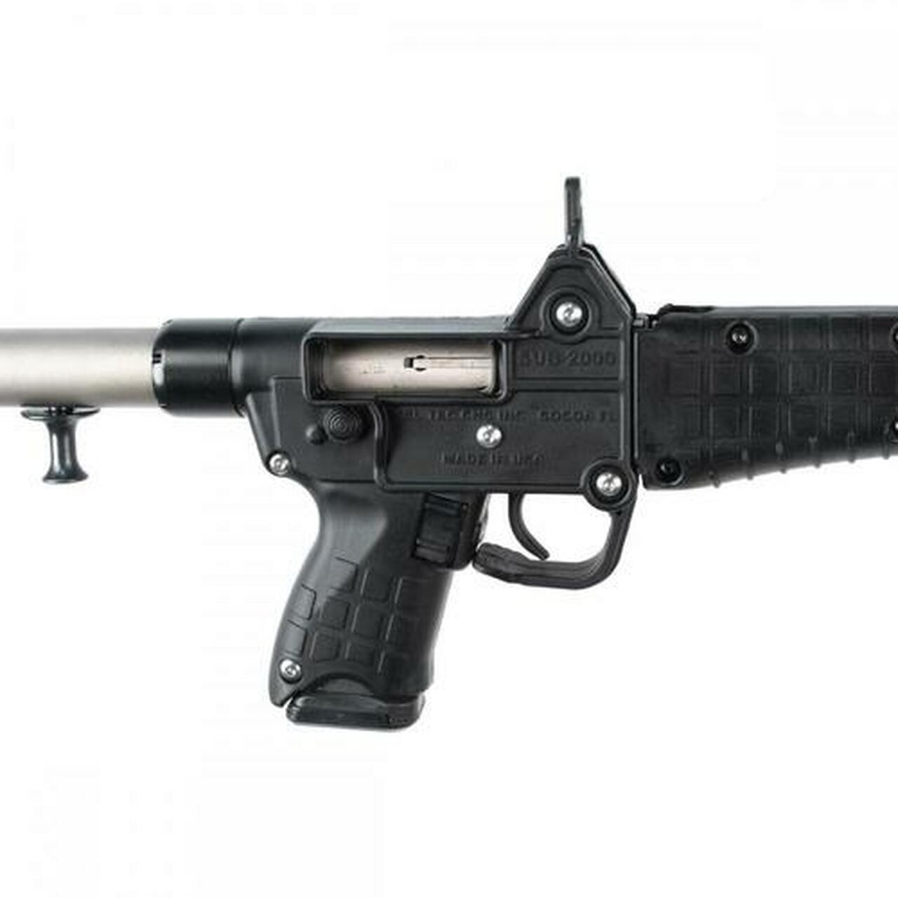 Keltec Sub 2000 9mm, 16″ Barrel, Nickel Boron Bolt, Black, 15rd