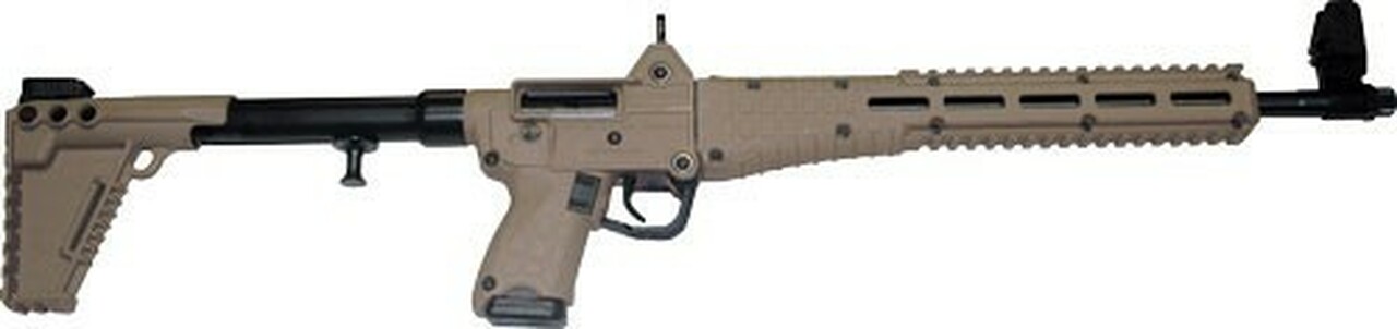 Keltec Sub-2000 9mm Beretta 92 Mags 16″ Barrel Tan 17 rd Mag