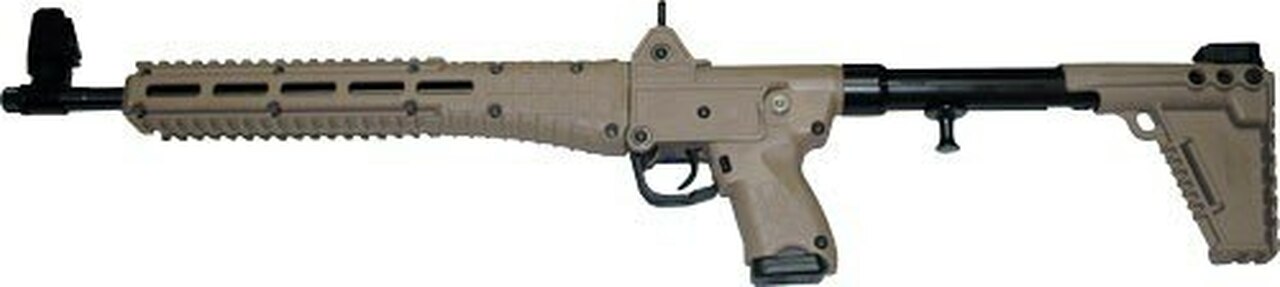 Keltec Sub-2000 9mm Beretta 92 Mags 16″ Barrel Tan 17 rd Mag