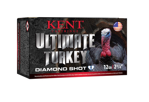 Kent Cartridge Ultimate Turkey 12 Ga, 2.75″, 1 5/8 oz, Diamond 5 Shot, 10rd Box