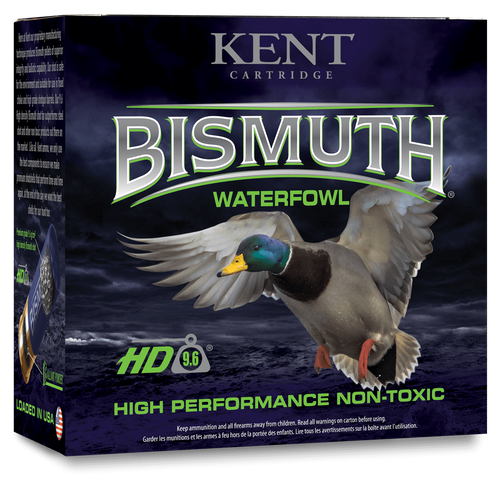 Kent Cartridge Waterfowl 12 Ga, 3″, 1 3/8 oz, Bismuth, 5 Shot, 25Bx/10Cs