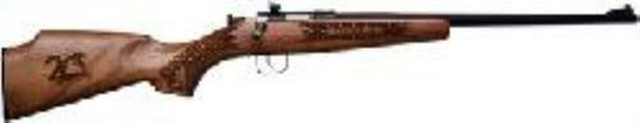 Keystone Crickett 20th Anniversary Rifle 22LR, 16.1″, Blued, Walnut Stock Oiled Satin Finish