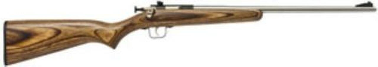 Keystone Crickett 22LR 16.12″ Brown Laminate Stainless Steel