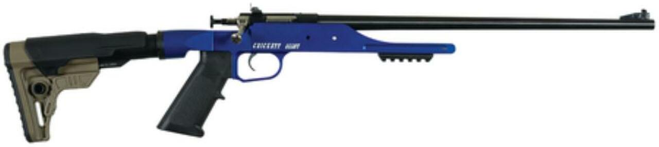Keystone Crickett 22LR, 16″ Barrel, Blue Receiver/Stock Lower Rail 7rd
