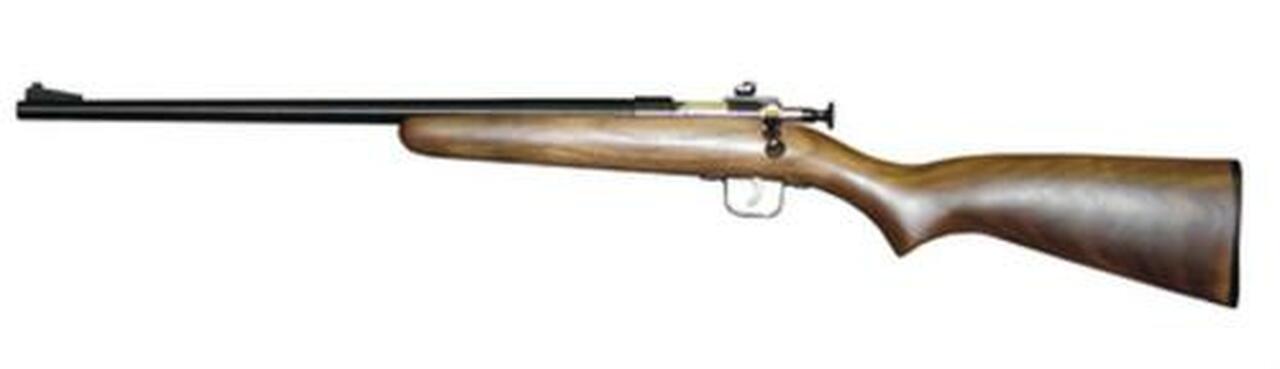 Keystone Davey Crickett Chipmunk 22LR 16″ Barrel Blue Barrel Walnut Monte Carlo Stock Oil Finish Left Hand