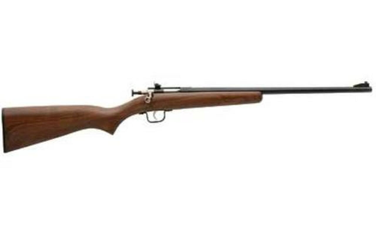 Keystone Davey Crickett Model 338 Youth .22 Winchester Magnum 16.125″ Barrel Blue Finish Walnut Stock