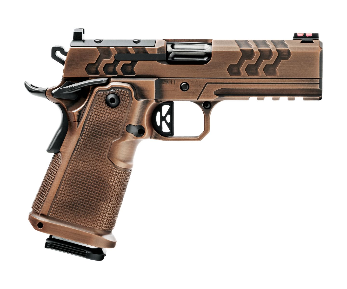 Kimber 2k11 Pro Minotaur (or) 9mm Luger (9×19 Para) 4.25″ Barrel 19 Rounds Cerakote