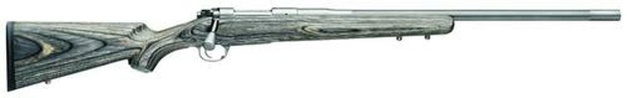 Kimber 84M Pro Varmint RIfle, .22-250 Rem, 22″, Gray Laminate, Polished SS