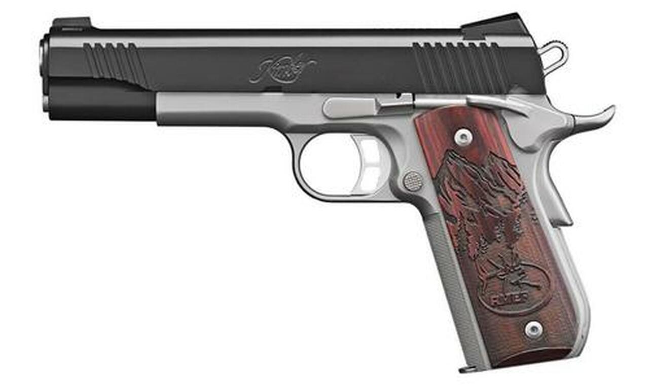Kimber Camp Guard 10mm, Two Tone, Rosewood Grips, 8rd,