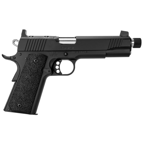 Kimber Custom LW 1911 45 ACP, 5.5″ Threaded Barrel, Black, Optic Ready, 8rd