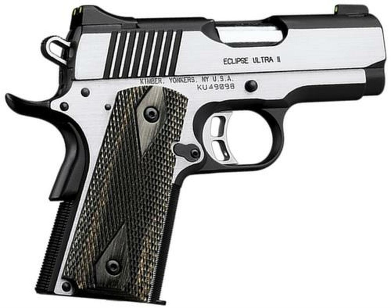 Kimber Eclipse Ultra II, 1911 45ACP, 3″ Barrel, 7rd, CA Approved
