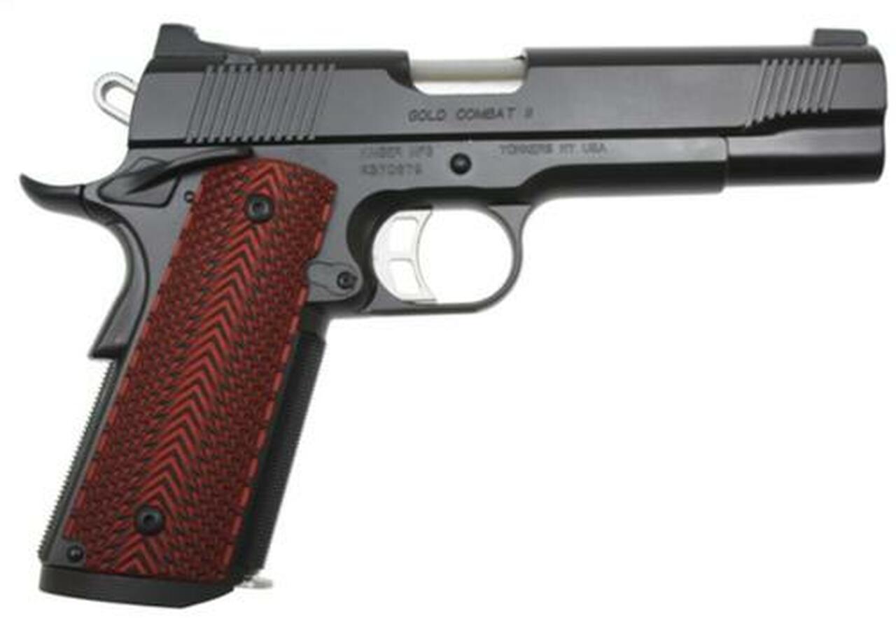 Kimber Gold Combat II 45 ACP, 5″ Barrel, Micarta Grips Custom Shop