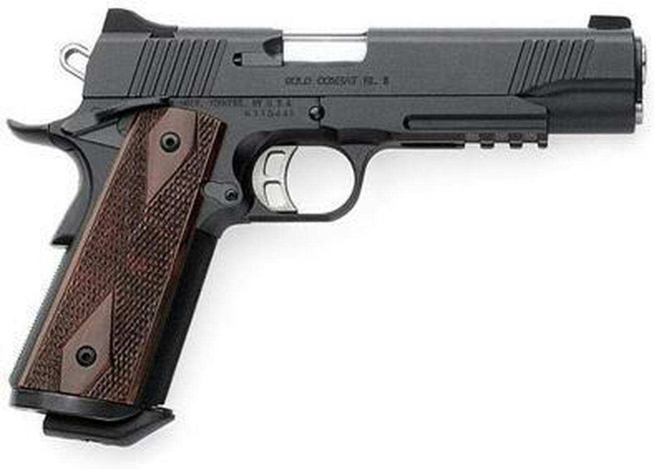 Kimber Gold Combat RL II 45 ACP, 5″, Matte Black, Micarta Grips