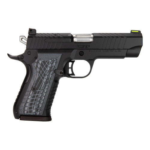 Kimber KDS9c 1911 9mm, 4″ Barrel, Black, Optics Ready, G10 Grip, 15rd