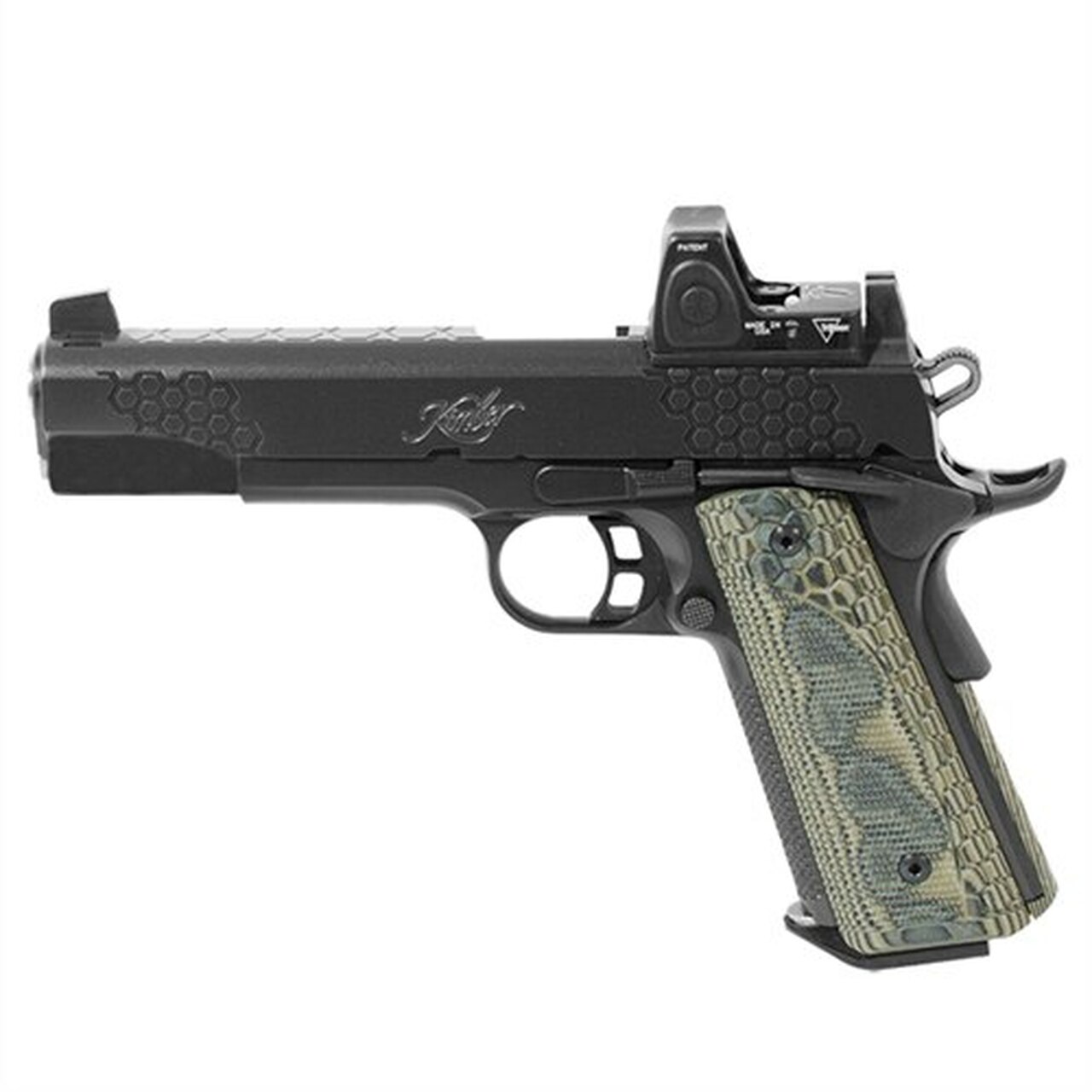 Kimber KHX Custom 1911 Optic Included 10mm 5″ Barrel Trijicon RMR 3.25 MOA Dot 8rd Mag