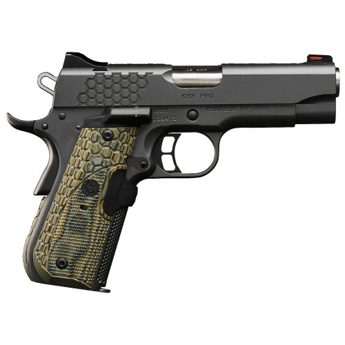 Kimber KHX Pro 1911 Sub-Compact 45 ACP, 4″ Barrel, Charcoal Gray, 7rd