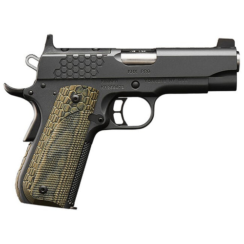 Kimber KHX Pro 9mm, 4″ Barrel, Grey, Optic Ready, G10 Grip, 9rd