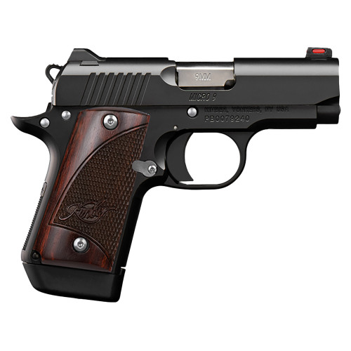 Kimber Micro 9 RTC Bundle 9mm, 3.1″ Barrel, Black, Includes DeSantis Holster, 7rd
