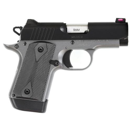 Kimber Micro 9 Shadow Ghost 9mm, 3.15″ Barrel, Black Slide, Gray Frame, 7rd