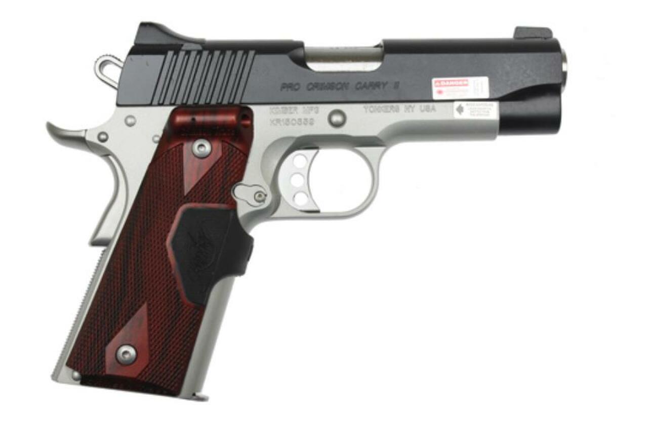 Kimber Pro Crimson Carry ll 45 ACP Rosewood LaserGrips