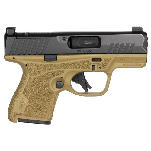 Kimber R7 Mako 9mm, 3.37″ Barrel, Flat Dark Earth Frame, MFT Holster and Range Bag, 10rd