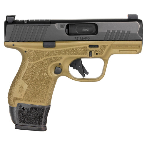 Kimber R7 Mako 9mm, 3.37″ Barrel, Flat Dark Earth, MFT Holster & Range Bag, 15rd