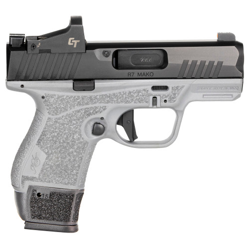 Kimber R7 Mako 9mm, 3.37″ Barrel, Gray Frame, Black Slide, Crimson Trace Red Dot, Includes MFT Holster and Range Bag, 15rd