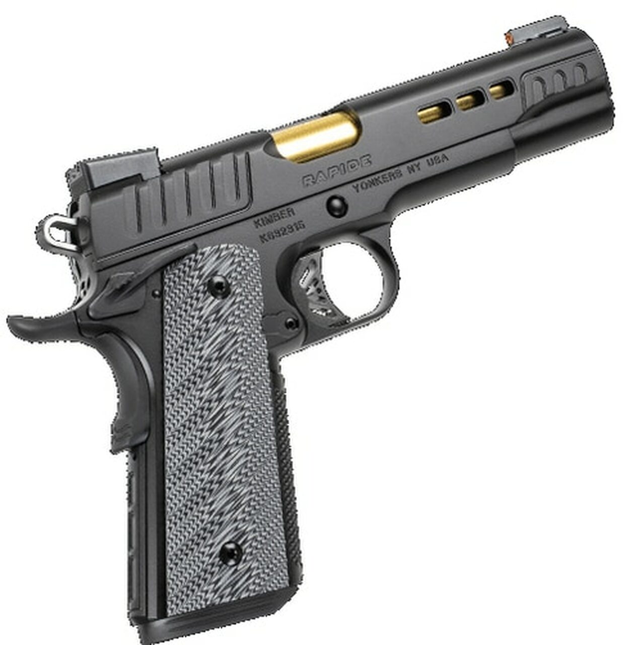 Kimber Rapide, 45 ACP, 5″, 8rd, Night Sights, Black