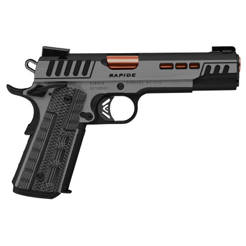 Kimber Rapide Dusk 1911 9mm, 5″ Bronze Barrel, Black, G10 Grip, 9rd