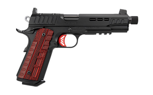 Kimber Rapide Heat 1911 9mm, 5″ Threaded Barrel, Red G-10 Grips, Optic Ready, 9rd