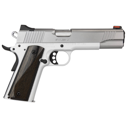 Kimber Stainless LW Arctic 9mm, 5″ Barrel, Silver, Laminate Grip, 9rd