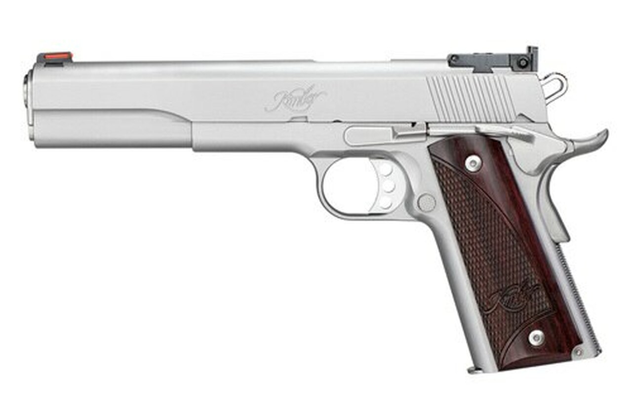 Kimber Stainless Target, 10mm, 6″ Barrel, 8rd, Stainless Steel