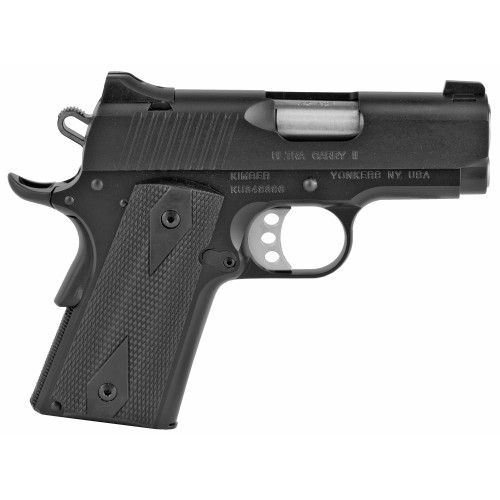 Kimber Ultra Carry II 19111 45 ACP, 3″ Barrel, Black, CA Compliant, 7rd