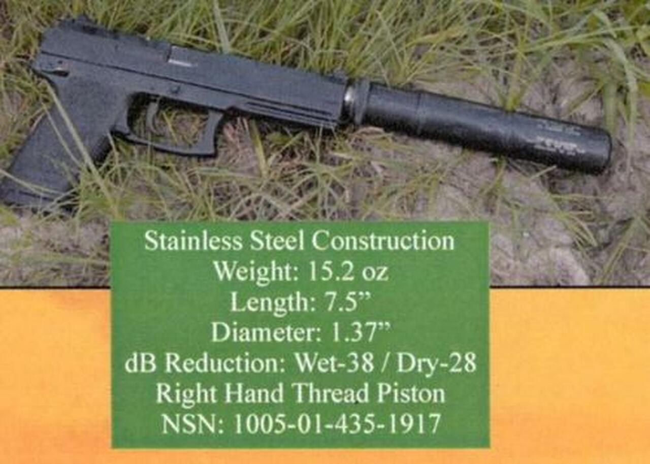 Knight’s Armament 762QDC/CQB Suppressor 30179, Black