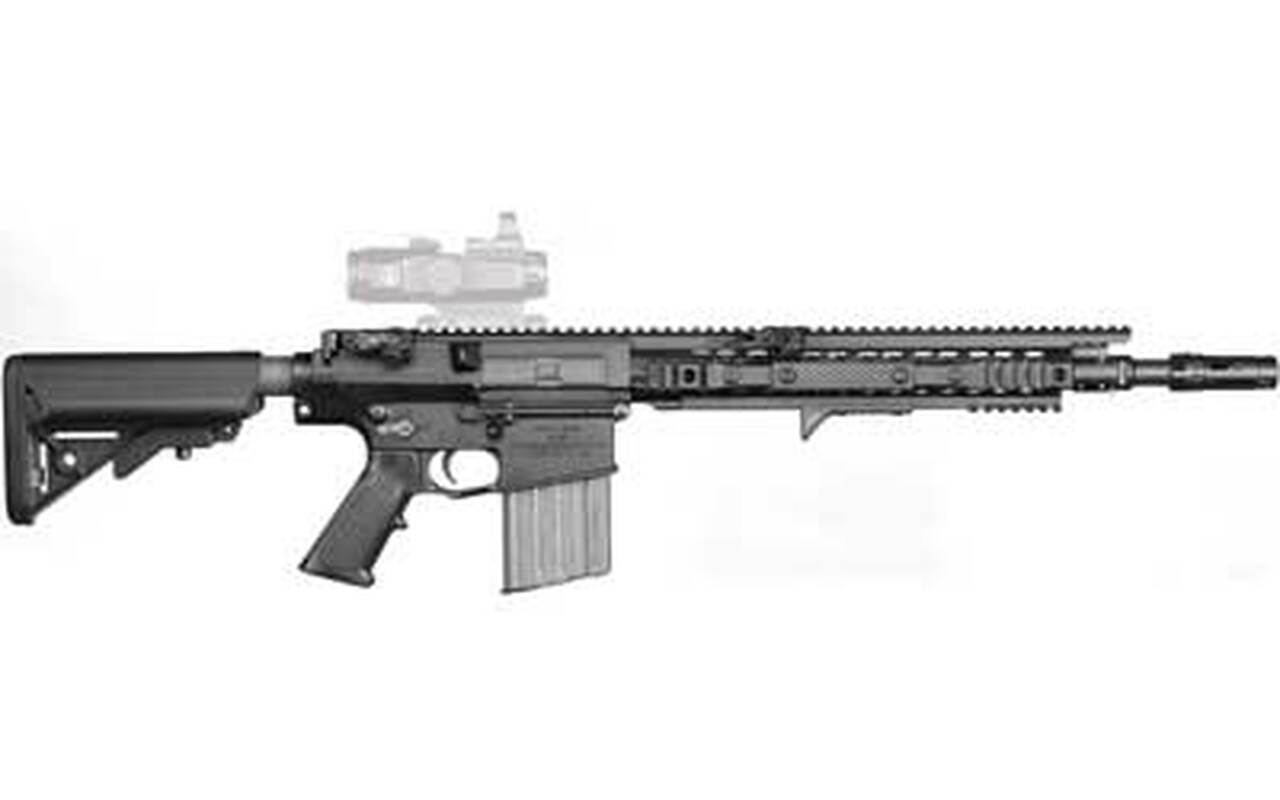 Knights SR-25 Enhanced Combat Carbine with 16″ Dimpled Barrel