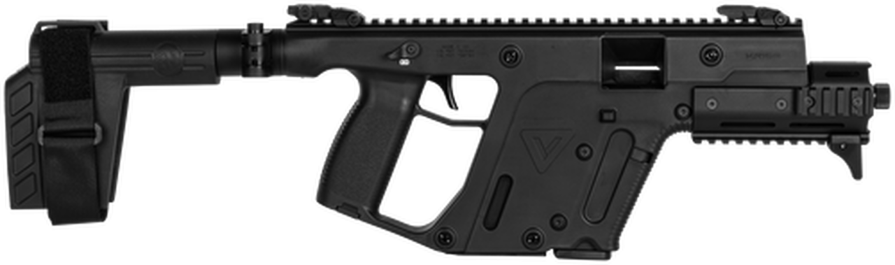 Kriss USA Vector Gen II SDP SB Pistol, .45 ACP, 6.5″, 13rd, Black
