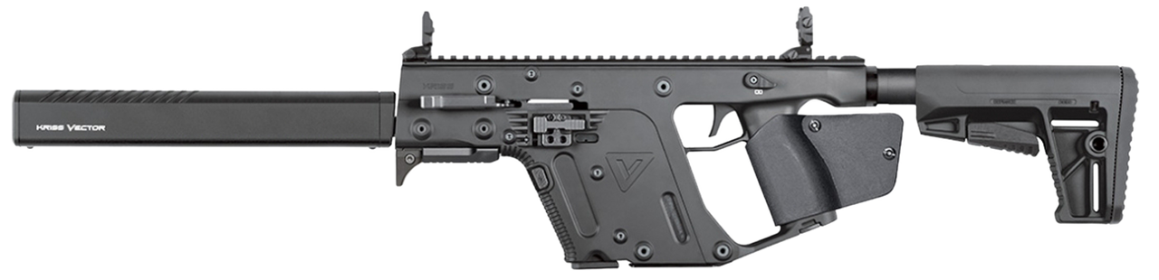 Kriss Vector Gen II CRB, 45 ACP, 16″ Barrel, 10rd, Fixed Stock, Black, CA Compliant
