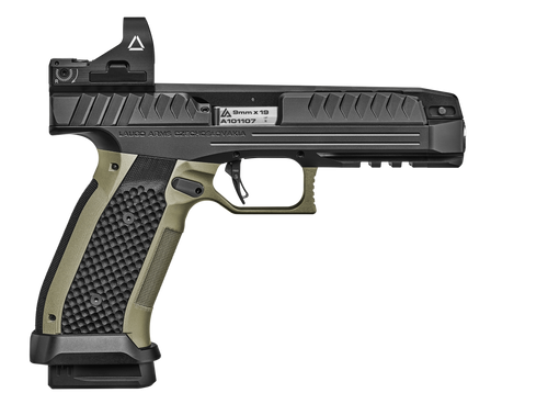 Laugo Alien Full Kit 9mm, 4.8″ Barrel, Black/Green Finish, 17rd