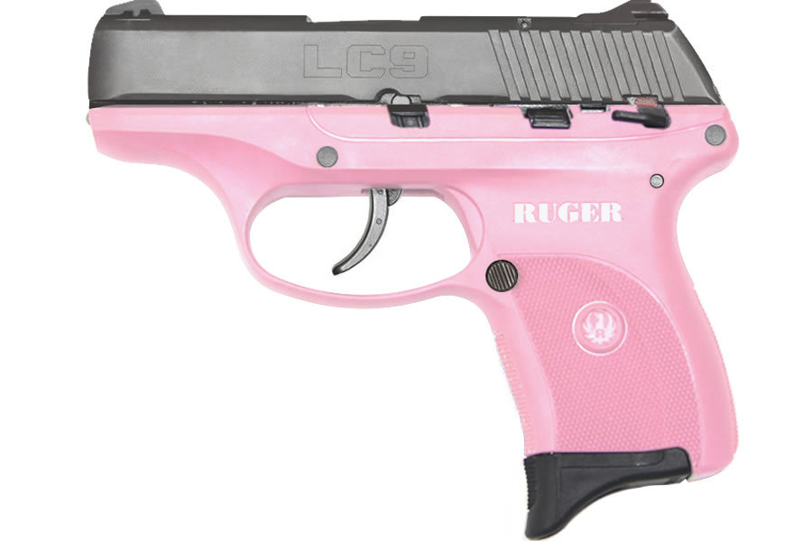 LC9 9mm Centerfire Pistol with Pink Grip Frame