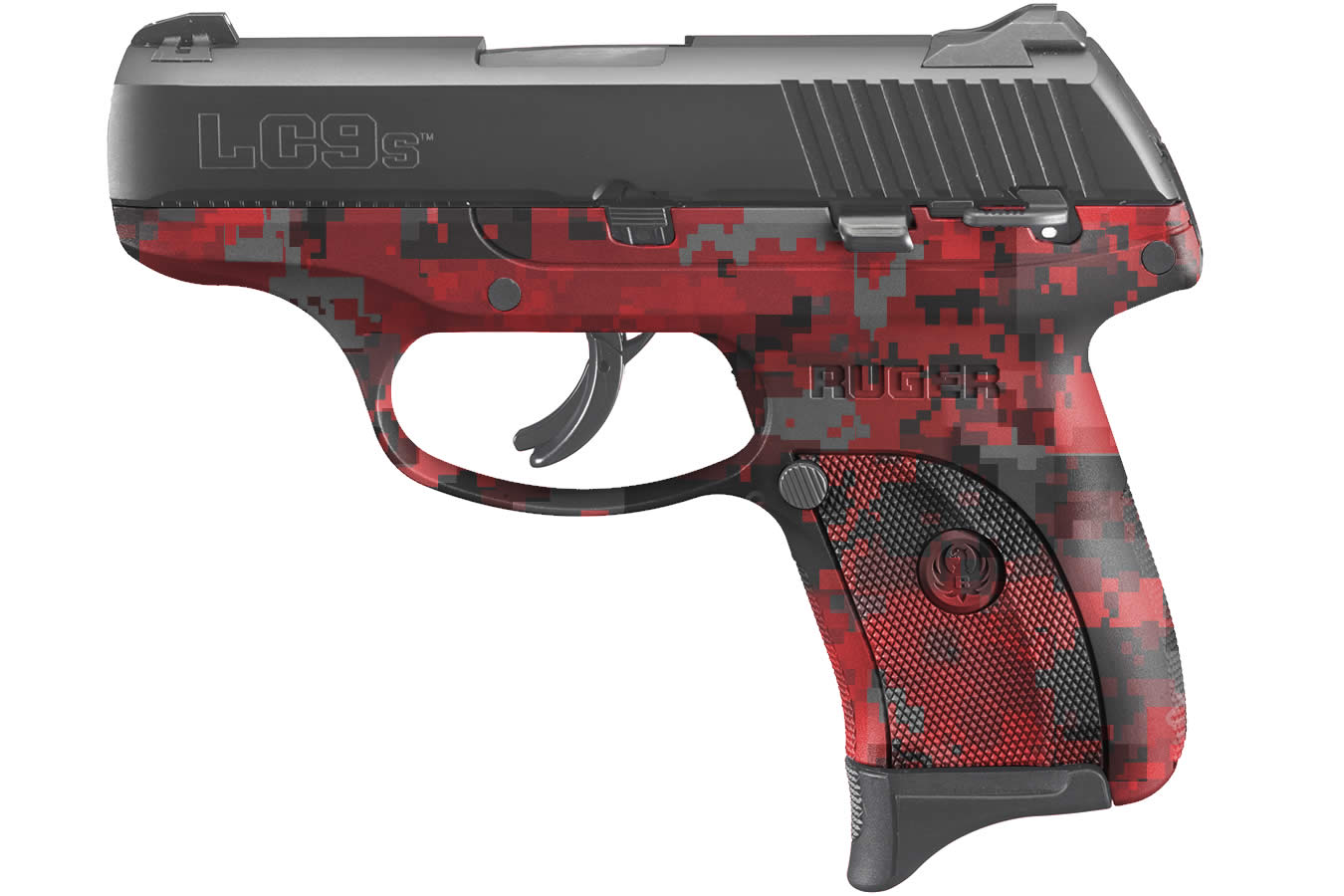 LC9s 9mm Red Digital Camo Striker-Fired Pistol