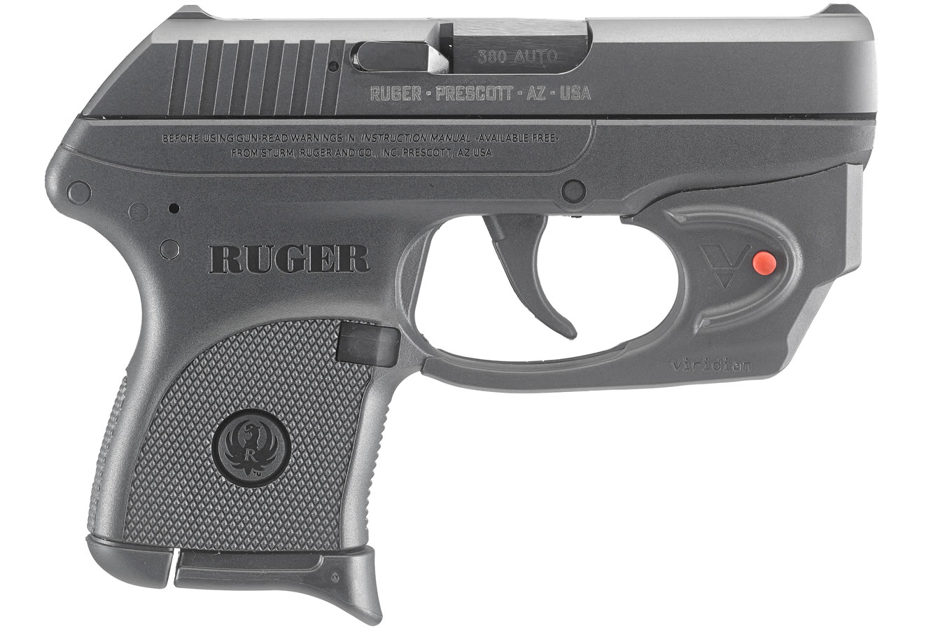 LCP 380 Auto with Viridian E-Series Red Laser