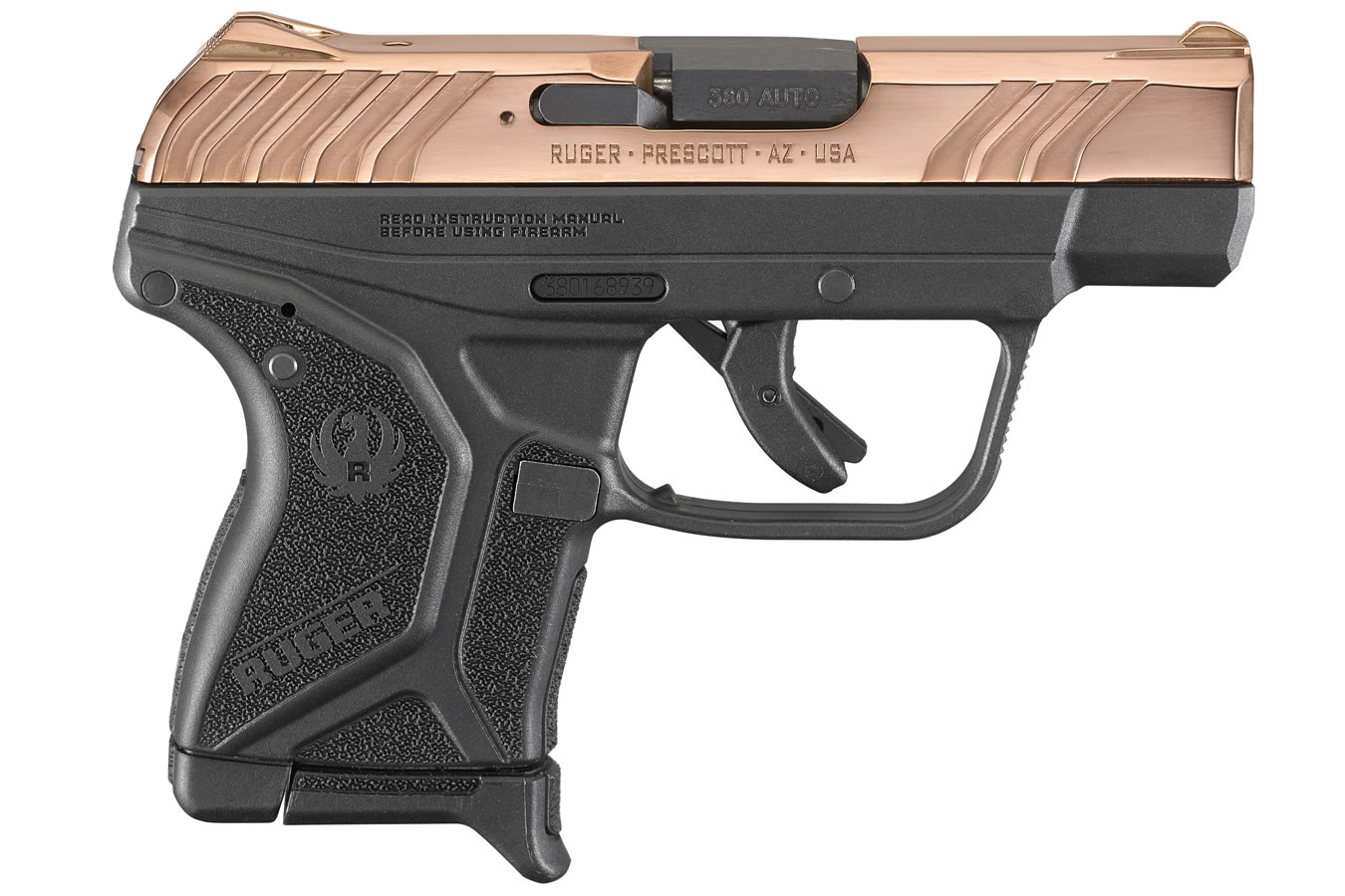 LCP II 380 ACP Carry Conceal Pistol with Rose Gold PVD Slide