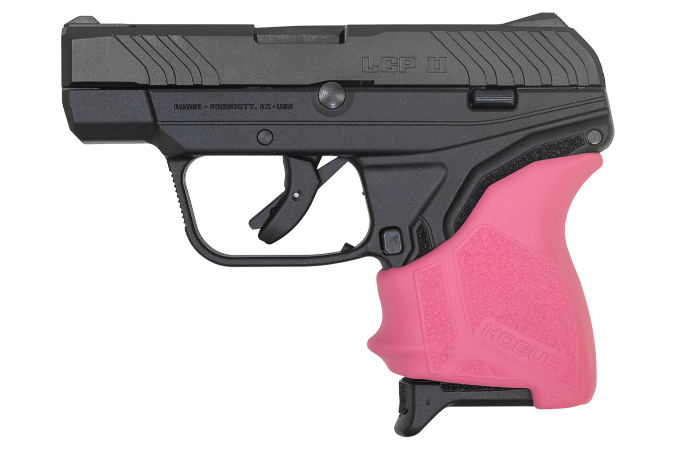LCP II 380 Auto Carry Conceal Pistol TALO Exclusive with Pink Hogue Grip Sleeve