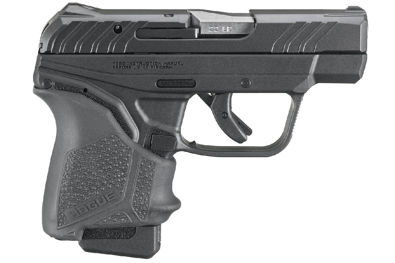 LCP II Lite Rack 22LR Rimfire Pistol with Hogue HandALL Grip Sleeve