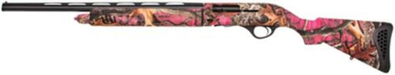 Legacy Escort Youth Semi-Auto 20 Ga 3″ Chamber 22″ Barrel Blue Finish Trio Recoil Pad Synthetic Stock Foxy Woods Camouflage Finish 4rd Left Hand