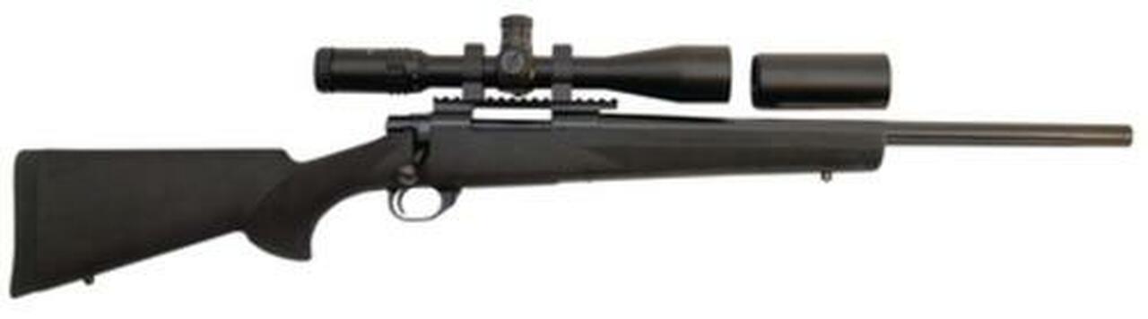 Legacy Hogue/TargetMaster Combo .308 Winchester 20″ Heavy Fluted Barrel Blue Finish Black Hogue Stock 5rds With 4-16x44mm Target Master Riflescope Illuminated Mil-Dot Reticle and Rings