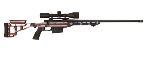 Legacy M1500 300 PRC, 24″ Threaded Barrel, American Flag Cerakote, Includes 4-16x50mm Scope, 5rd