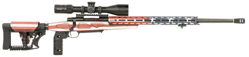 Legacy M1500 6.5 Creedmoor, 24″ Barrel, American Flag Cerakote, Includes 4-16x50mm Scope, 10rd