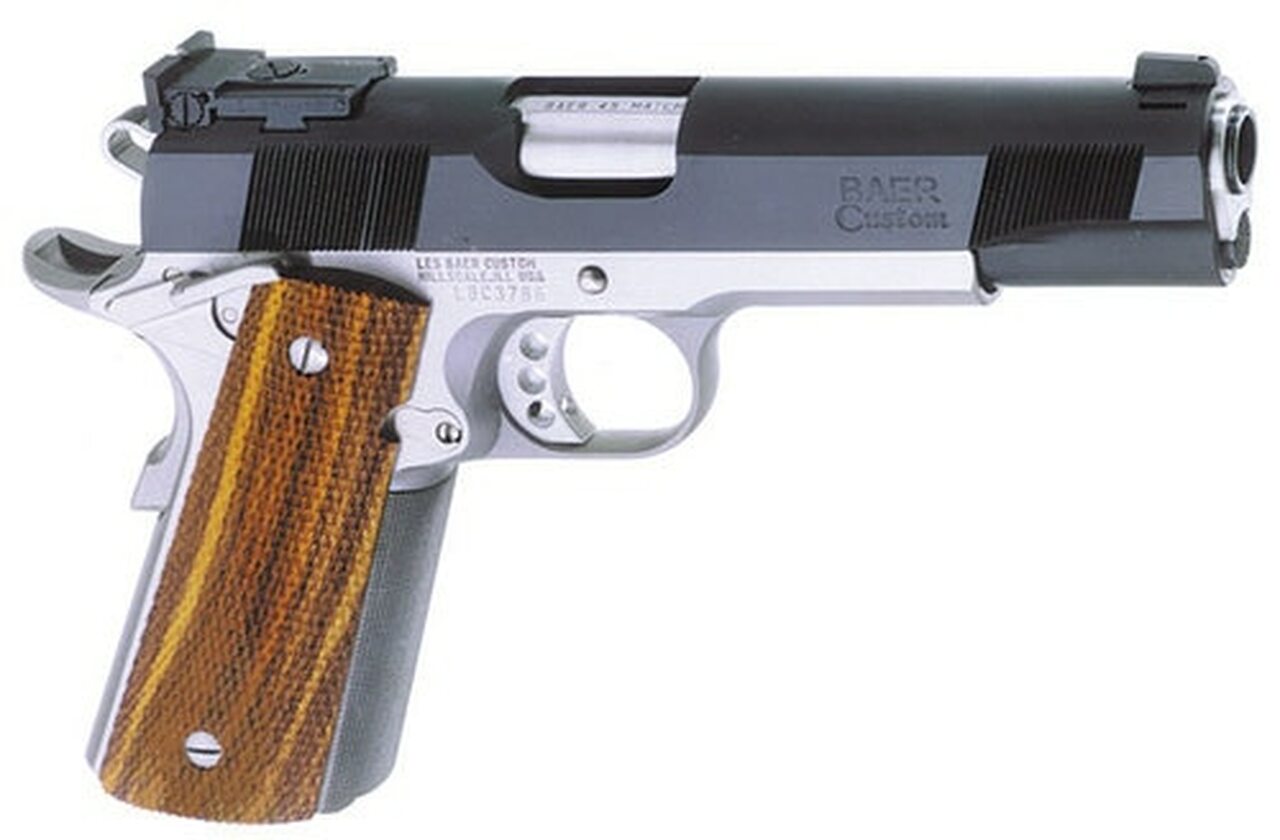 Les Baer 1911 Concept III 45 ACP 5″ Natl Match Barrel SS Bushing, 2 Tone 8rd