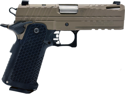 LFA Appollo 11 Compact 9mm, 4.15″ Barrel, Optics Ready, Flat Dark Earth, 17rd